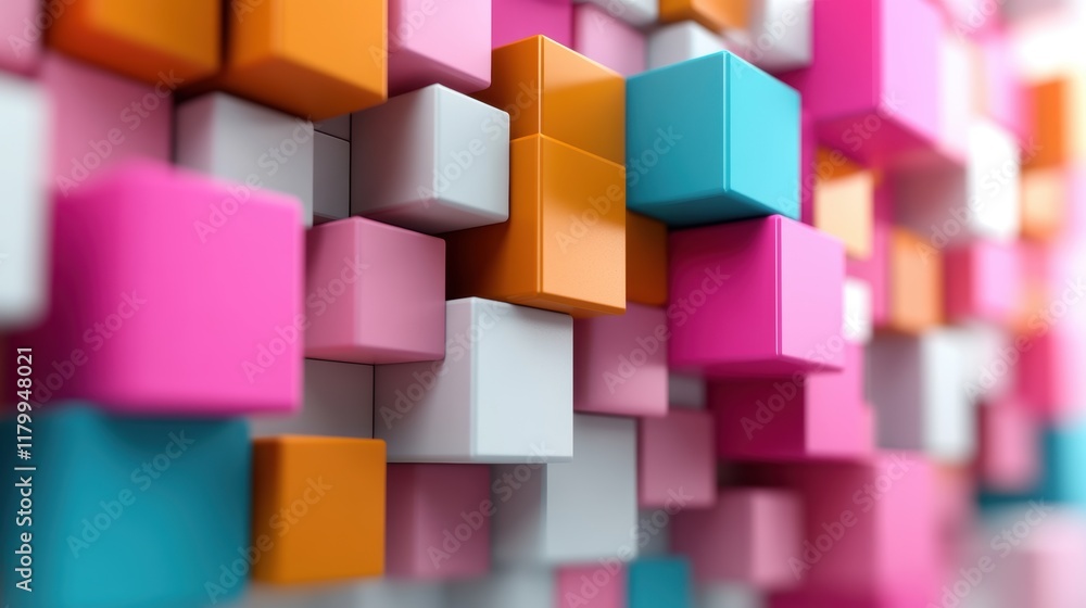 Abstract 3D Cubes in Vibrant Colors Creating a Dynamic and Modern Wallpaper Ideal for Digital Backgrounds and Design Abstract 3D Cubes in Vibrant Colors Creating a Dynamic and Modern Wallpaper Ideal for Digital Backgrounds and Design