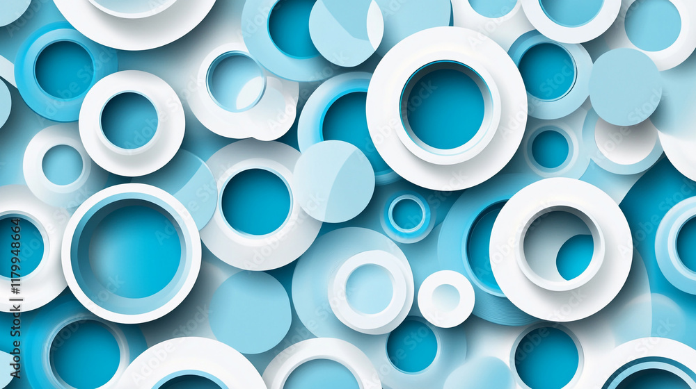 Minimal scene with hexagonal podium and abstract background. Geometric shape. Blue cubes falling on a white isolated surface with a place to place Minimal scene with hexagonal podium and abstract background. Geometric shape. Blue cubes falling on a white isolated surface with a place to place