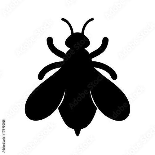 Free Download: Black Fly Vector Graphic