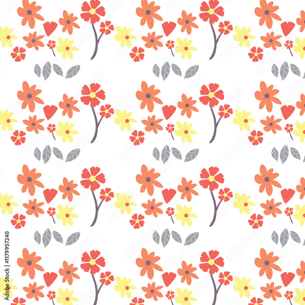 custom made wallpaper toronto digitalseamless pattern with autumn leaves