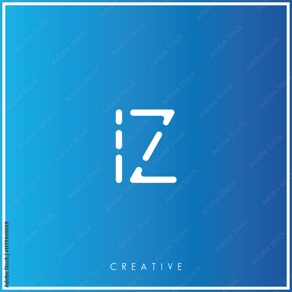 IZ Premium Vector latter logo design. Creative Logo. Vector Illustration logo. letters Logo. Creative Logo. Minimal feminine monogram and logo. Elegant leaves. Modern design. IZ Premium Vector latter logo design. Creative Logo. Vector Illustration logo. letters Logo. Creative Logo. Minimal feminine monogram and logo. Elegant leaves. Modern design.