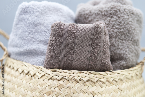 Сotton towels close up