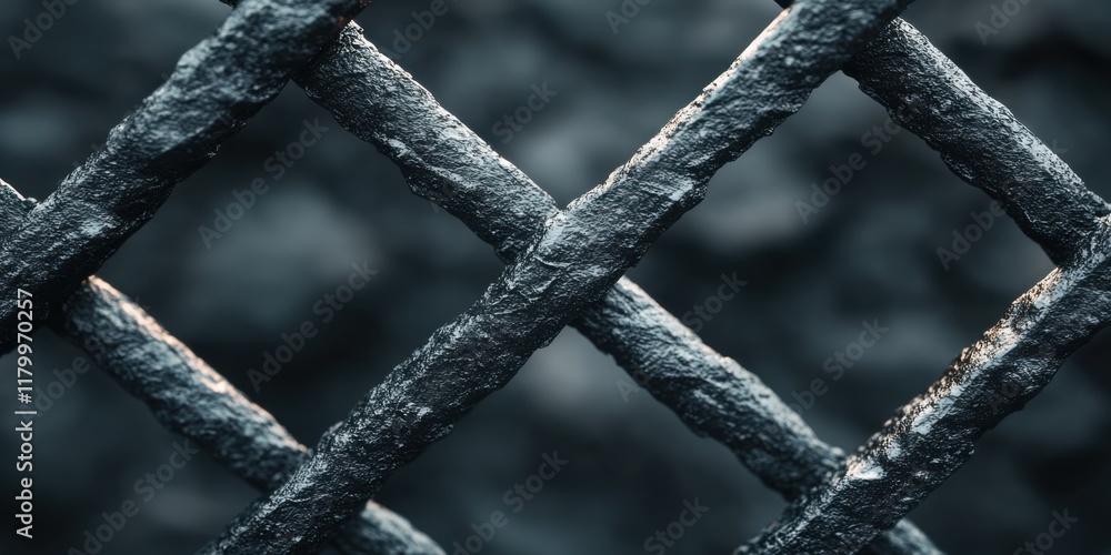 Industrial action metal grating abstract texture dark environment close-up viewpoint design concept Industrial action metal grating abstract texture dark environment close-up viewpoint design concept