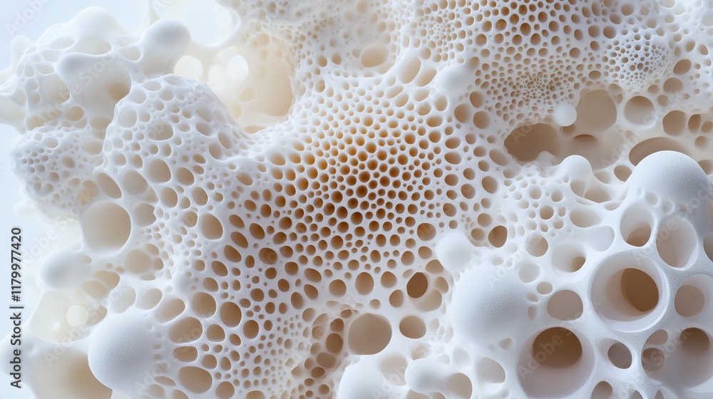 Biomedical patterns forming intricate geometric shapes against a pure white canvas Biomedical patterns forming intricate geometric shapes against a pure white canvas