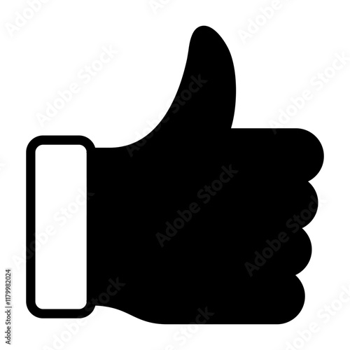 Thumbs Up Vector Icon Design