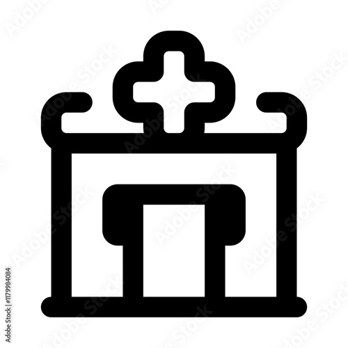 Pharmacy Simple Line Icon. Single icon, line vector icon