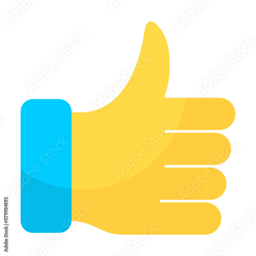 Thumbs Up Vector Icon Design