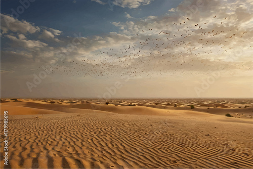 sand dunes in the desert photo