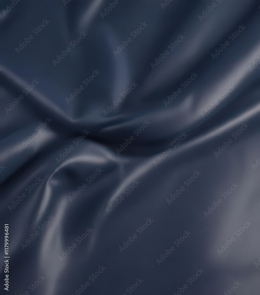 Obraz premium Close-up dark blue faux leather, solid background, surface, tone, smooth