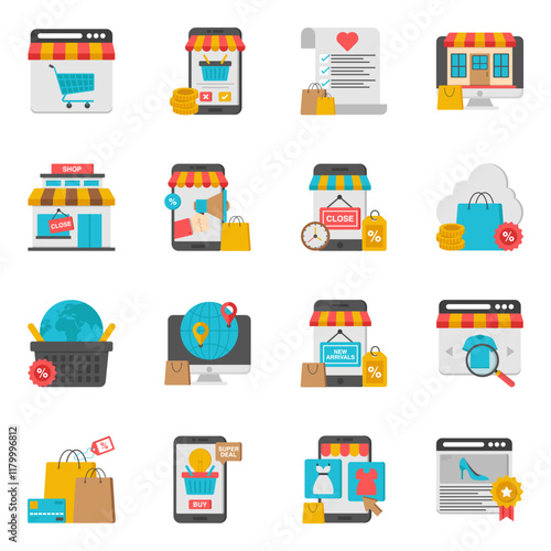 Set of Travel Isometric Illustrations 

