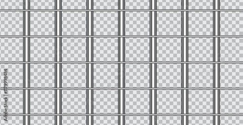 prison metal bars . Iron jail cage. Prison fence jail. vector eps10 background.
