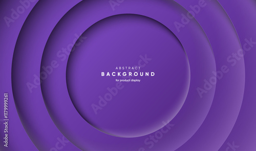 3d circle layer style wallpaper background. Minimalist circles background texture.