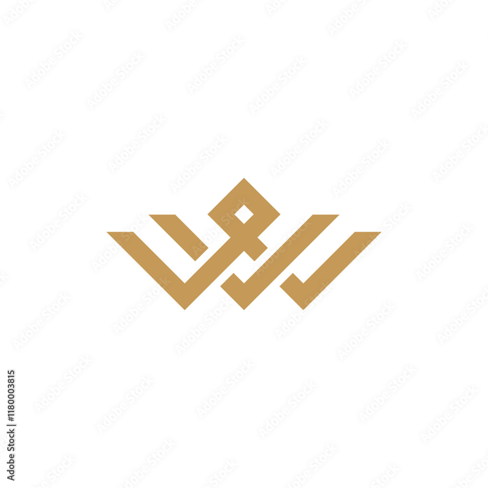crown logo with graphic elements crown logo with graphic elements