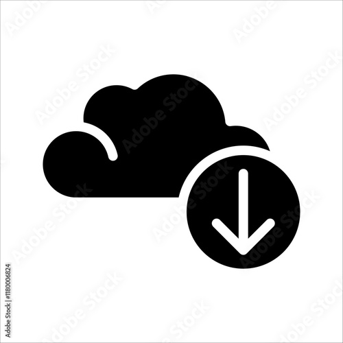 Cloud icon vector for web and mobile app. cloud sign and symbol