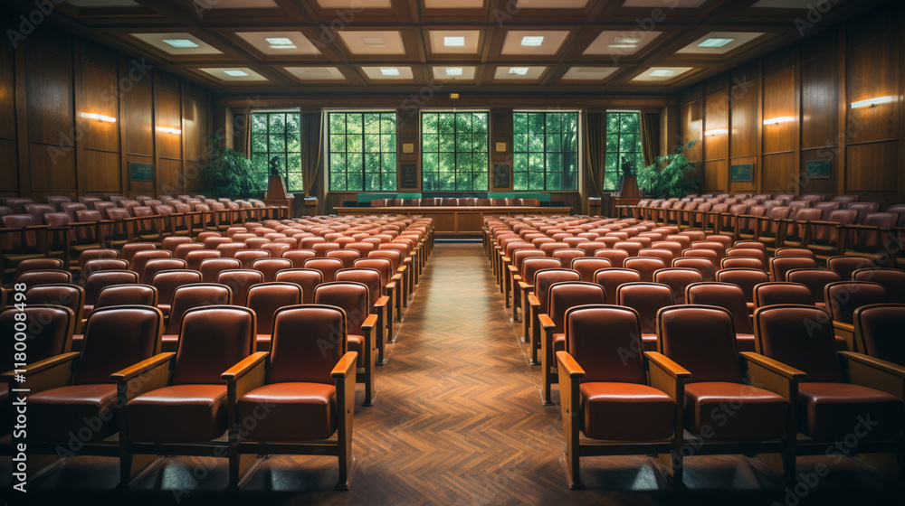 Empty college lecture hall at university. Empty college lecture hall at university.