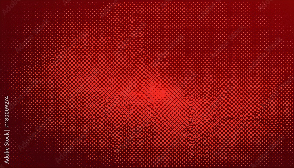 Abstract red dots pattern with gradient halftone effect. Generated image Abstract red dots pattern with gradient halftone effect. Generated image