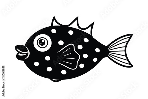 illustration of a  boxfish