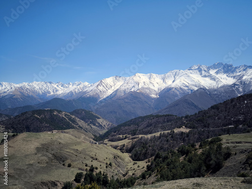 landscape in the mountains photo