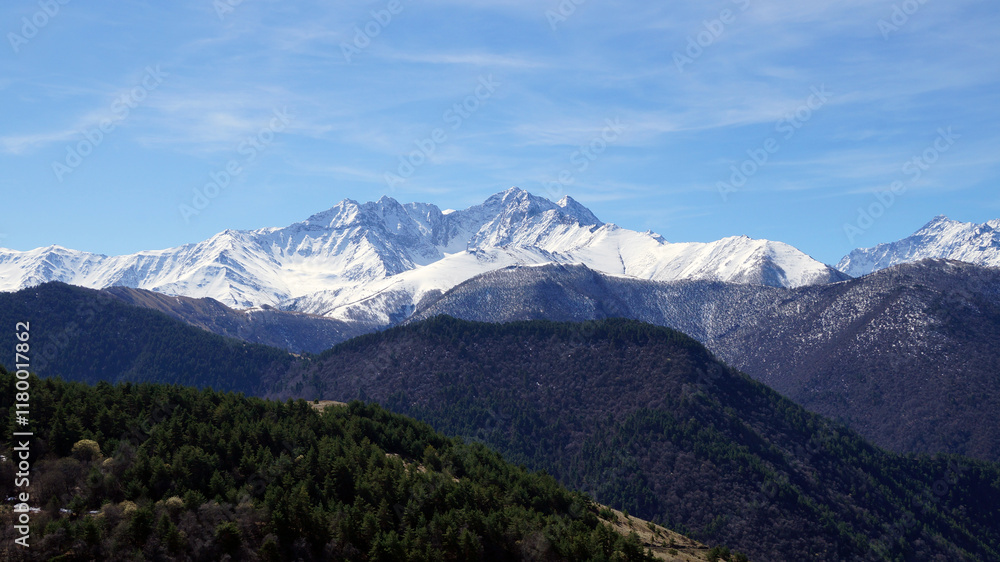 Fototapeta premium landscape in the mountains
