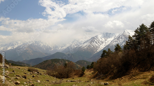 landscape in the mountains