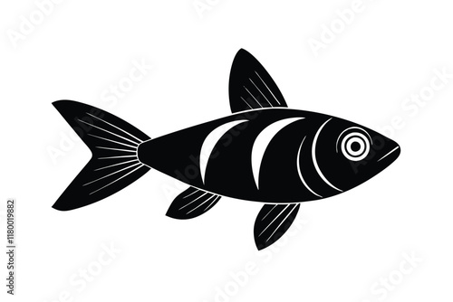 illustration of a neon tetra fish