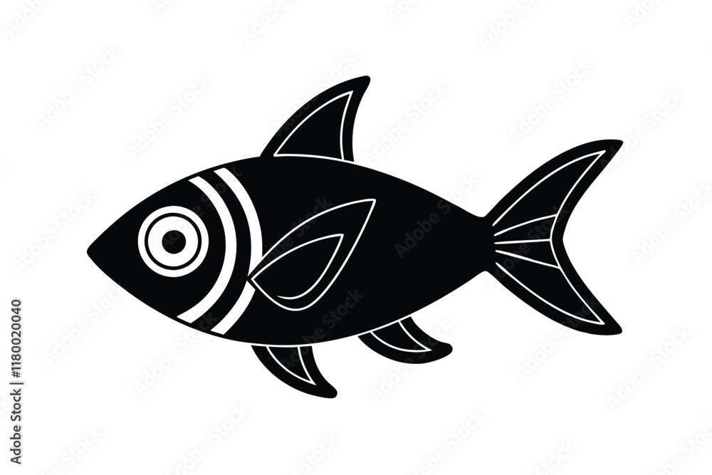 illustration of a neon tetra fish illustration of a neon tetra fish