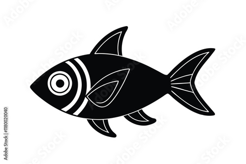 illustration of a  neon tetra fish