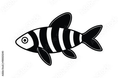 illustration of a tiger fish