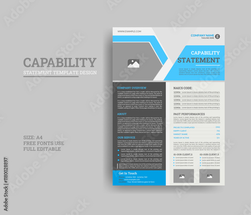 Capability Statement Design template