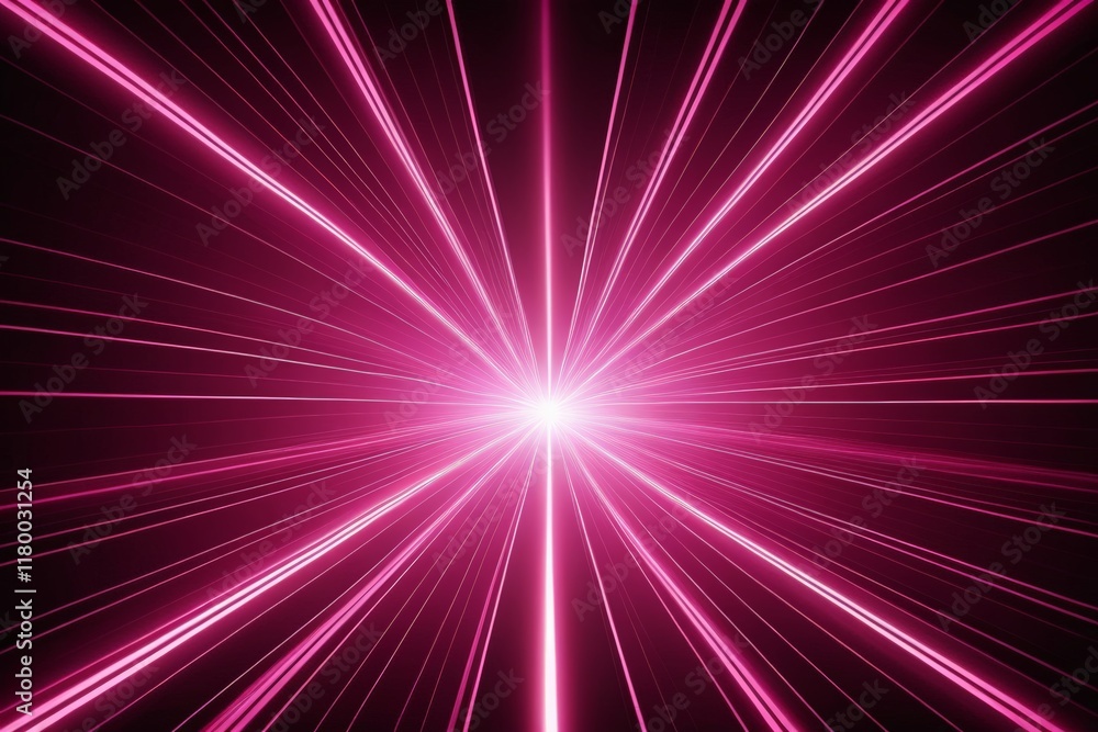 Obraz premium a close up of a pink light shining through a dark background