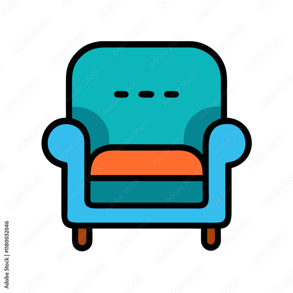 armchair icon design armchair icon design