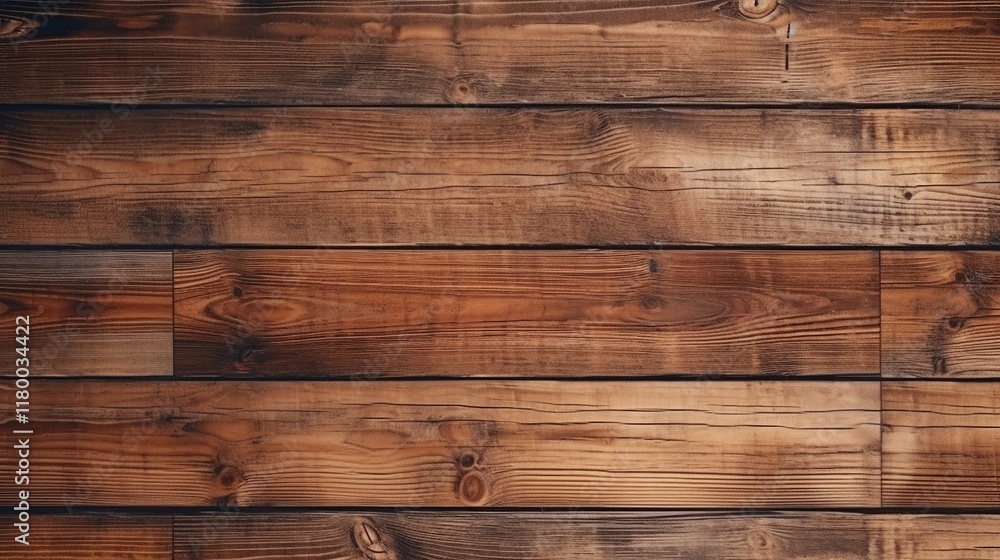 Fototapeta premium Rustic Wooden Planks Background with Natural Grain Patterns and Texture