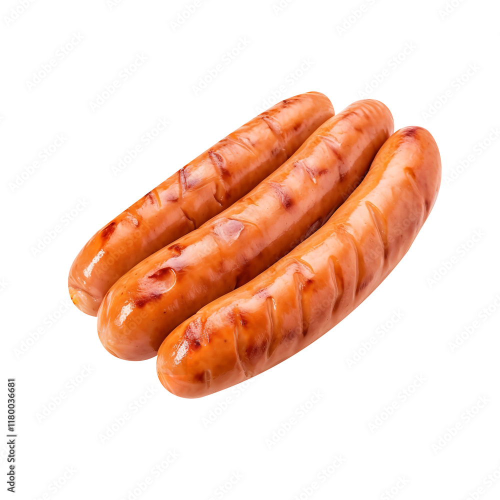 Bratwurst Hot Dogs on transparent background Bratwurst Hot Dogs on transparent background