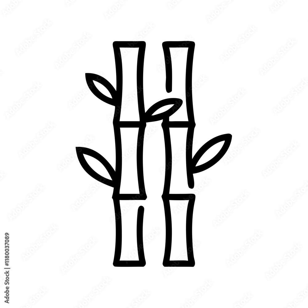 bamboo tree icon design bamboo tree icon design