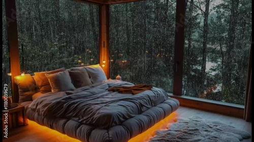 virtual backgrounds loop animation for stream overlay, meditation, smooth jazz or white noise video. cozy lo-fi background, rainfall or snowfall. live wallpaper, 