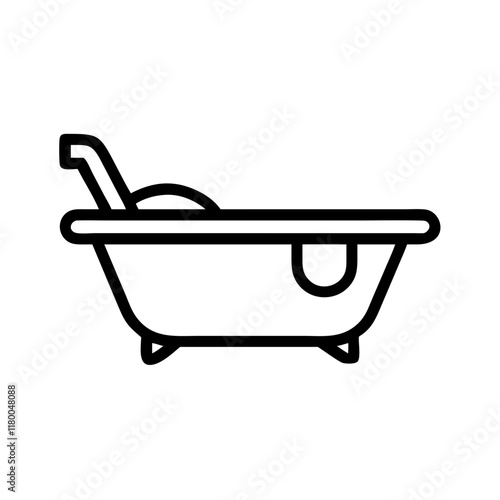 bath tray icon design
