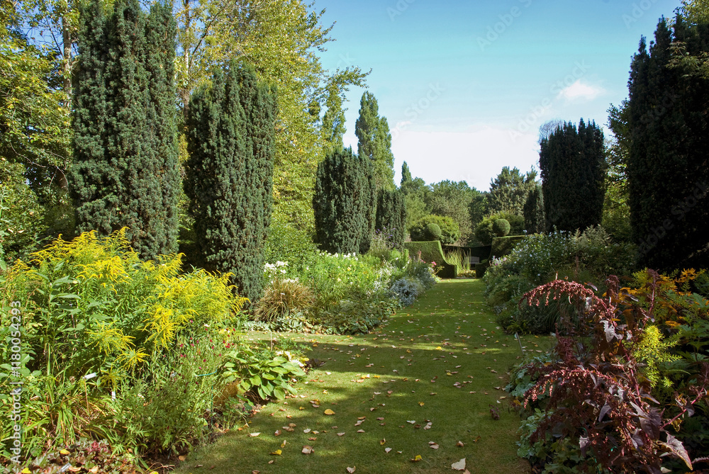 Fototapeta premium Les Jardins de Castillon Plantbessin, Castillon, 14, Calvados, France