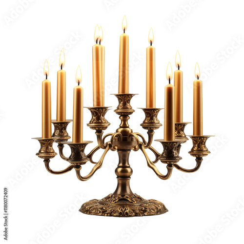 Candelabra isolated on transparent background png
