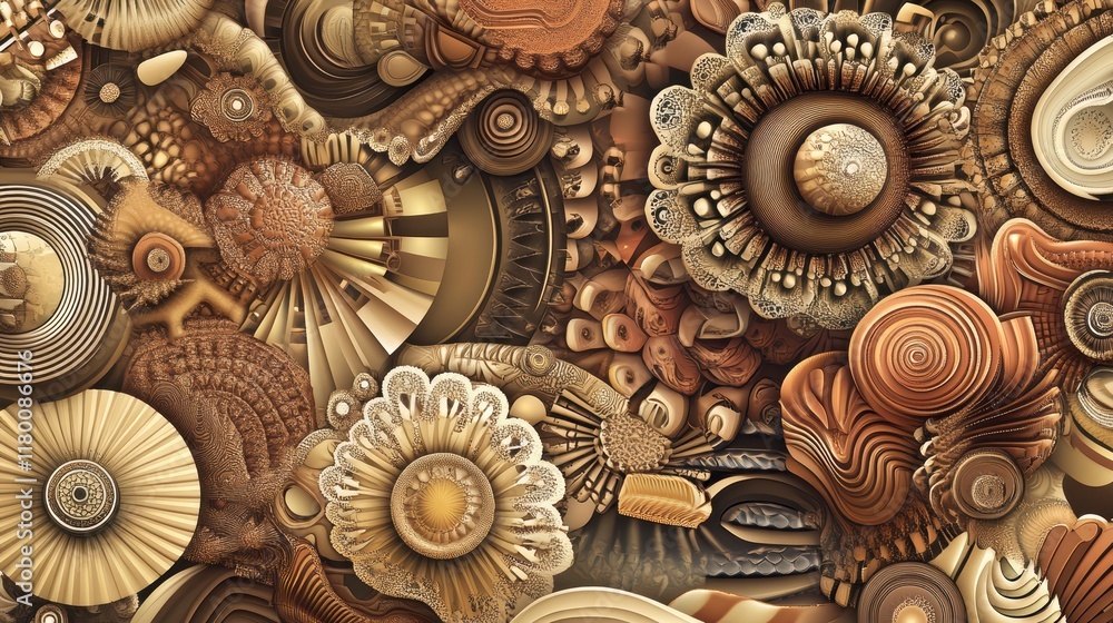 Intricate Graphic Design: A Stunning Abstract Art Piece with Ornate Decorative Pattern Intricate Graphic Design: A Stunning Abstract Art Piece with Ornate Decorative Pattern