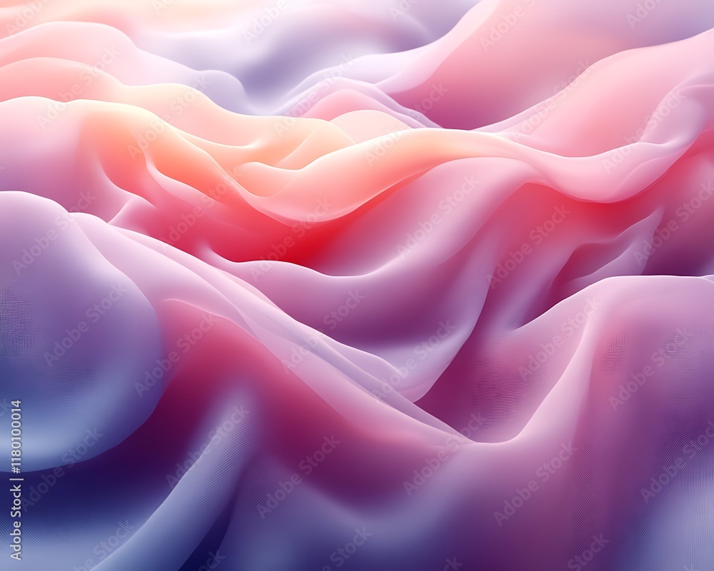 Soft pastel fabric waves, flowing texture. Soft pastel fabric waves, flowing texture.