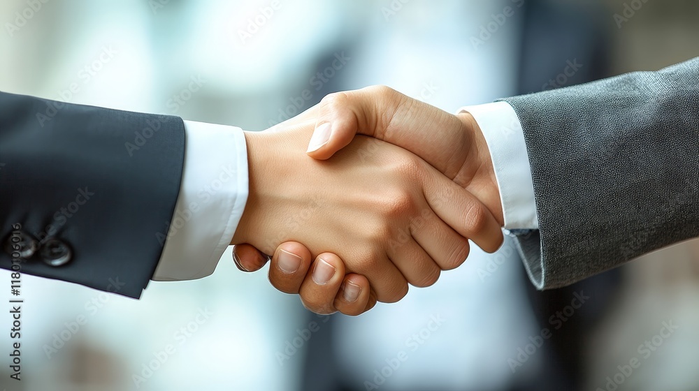 A cheerful handshake in a modern office, symbolizing partnership, trust, and professional success, ideal for business concepts and corporate imagery. A cheerful handshake in a modern office, symbolizing partnership, trust, and professional success, ideal for business concepts and corporate imagery.