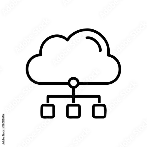 cloud computing icon design