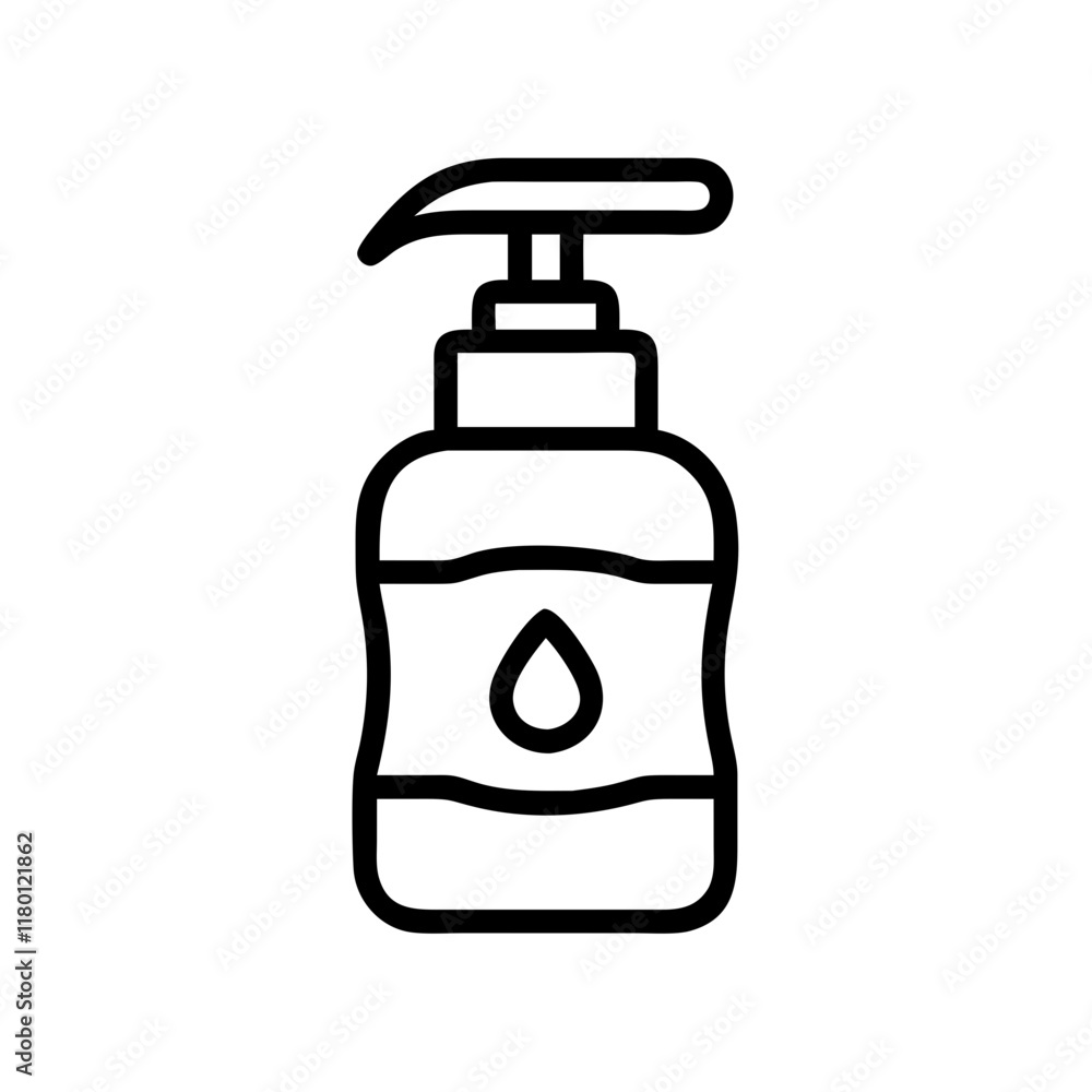 Obraz premium conditioner dispenser icon design