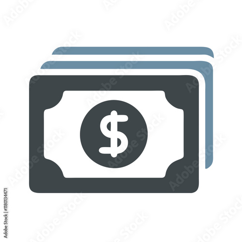 dollar pack icon design