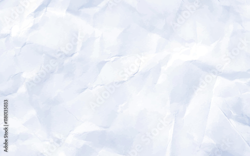 Crumpled paper White creased paper texture background. Crumpled white paper background.