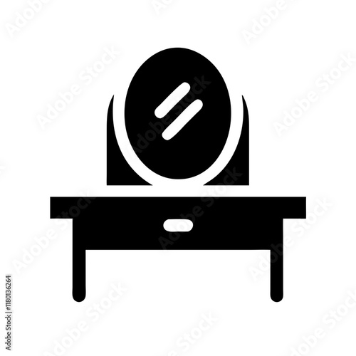 dressing table icon design