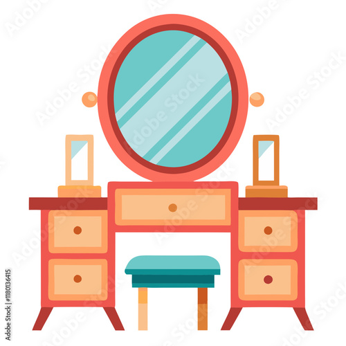 dressing table icon design