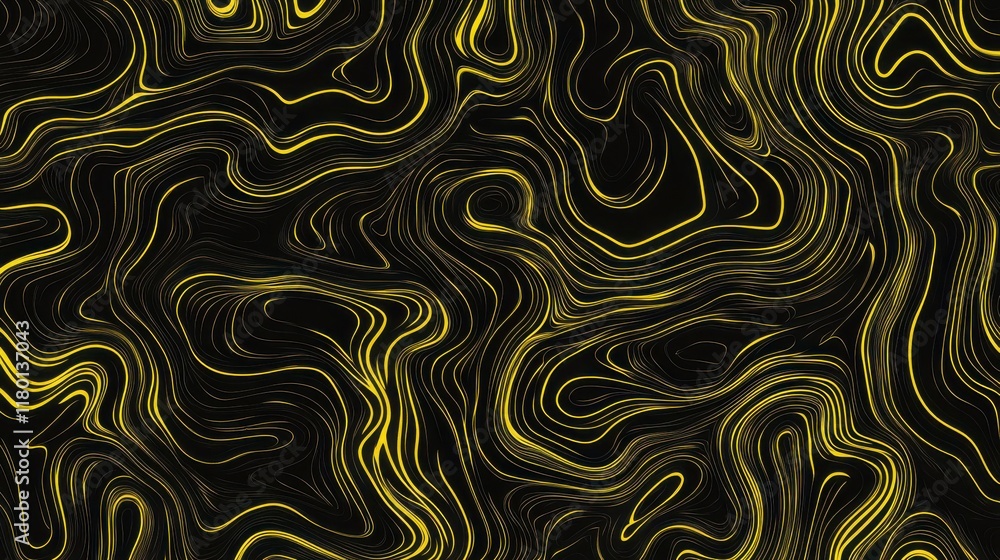 Stunning Black and Gold Abstract Line Art Design Stunning Black and Gold Abstract Line Art Design