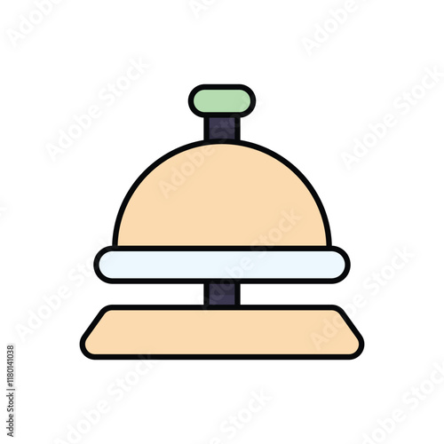 Reception Bell vector icon