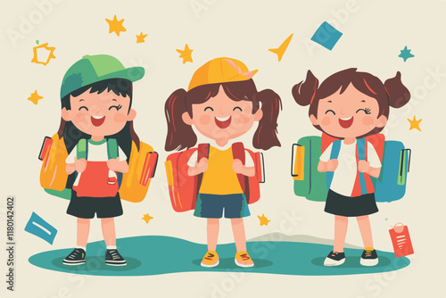 Back-to-School Adventures: Illustrated School Bus Stories Kids and Their School Bus Journeys .